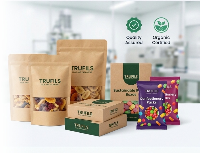 TRUFILS Sustainable Food Packaging Pouches & Confectionery Line